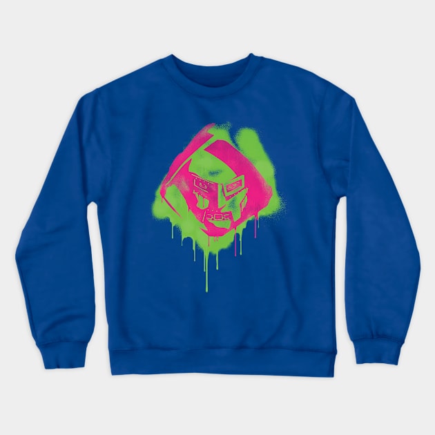 Doom (bright colors) Crewneck Sweatshirt by MunkeeWear